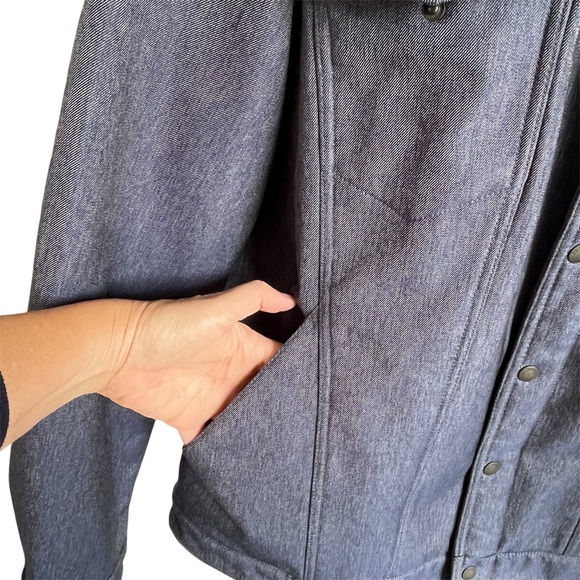 Levi's Trucker All Weather Water Resist Soft Shell Blue Denim Jacket Men’s XXL - Picture 5 of 14